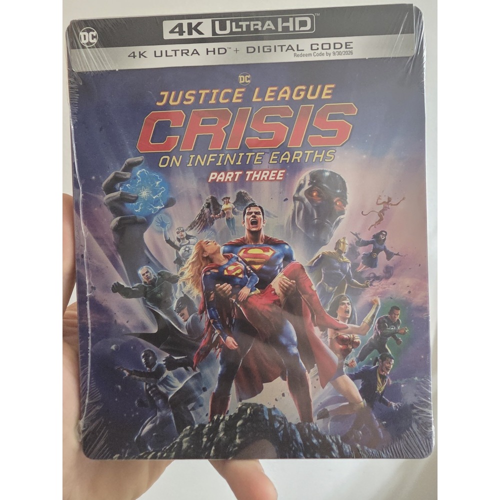 Justice League:‎ Crisis on Infinite Earths--Part Three (Ultra HD) Steelbook